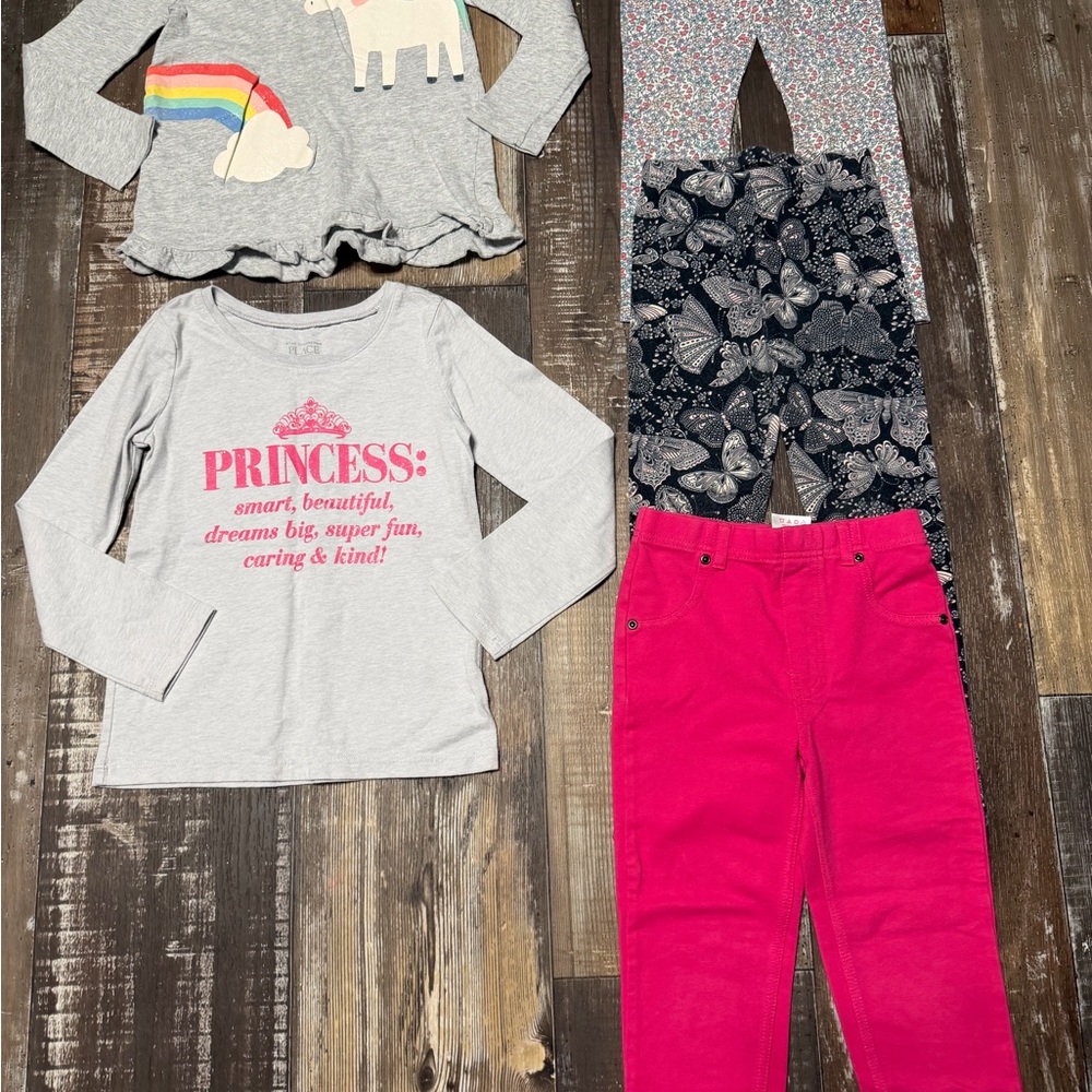 Girls Graphic Tee & Pants Bundle